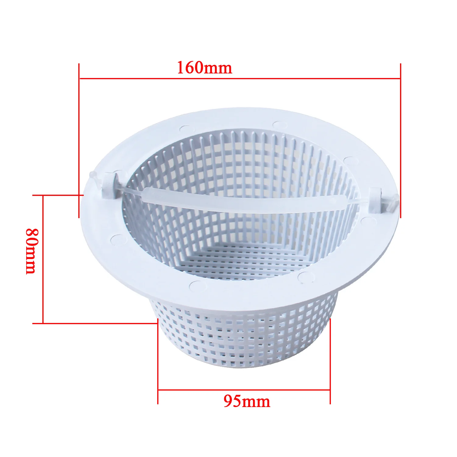 Swimming pool skimmer baskets for above ground pools skimmer strainer basket with handle catcher leaf strainer filter