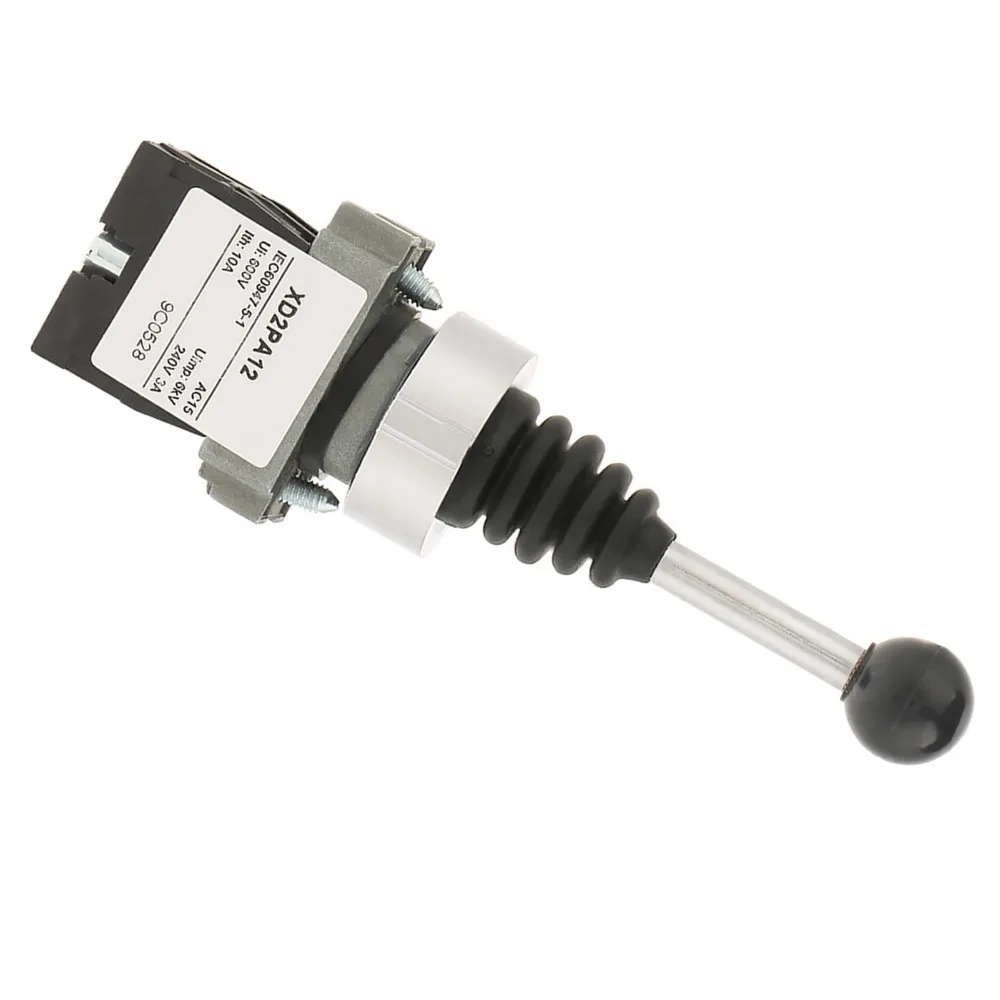 2 Position 2NO Joystick Switch Locked 22mm Mounting Hole Joystick Controller Cross Fits for XD2PA12 Rocker Switch