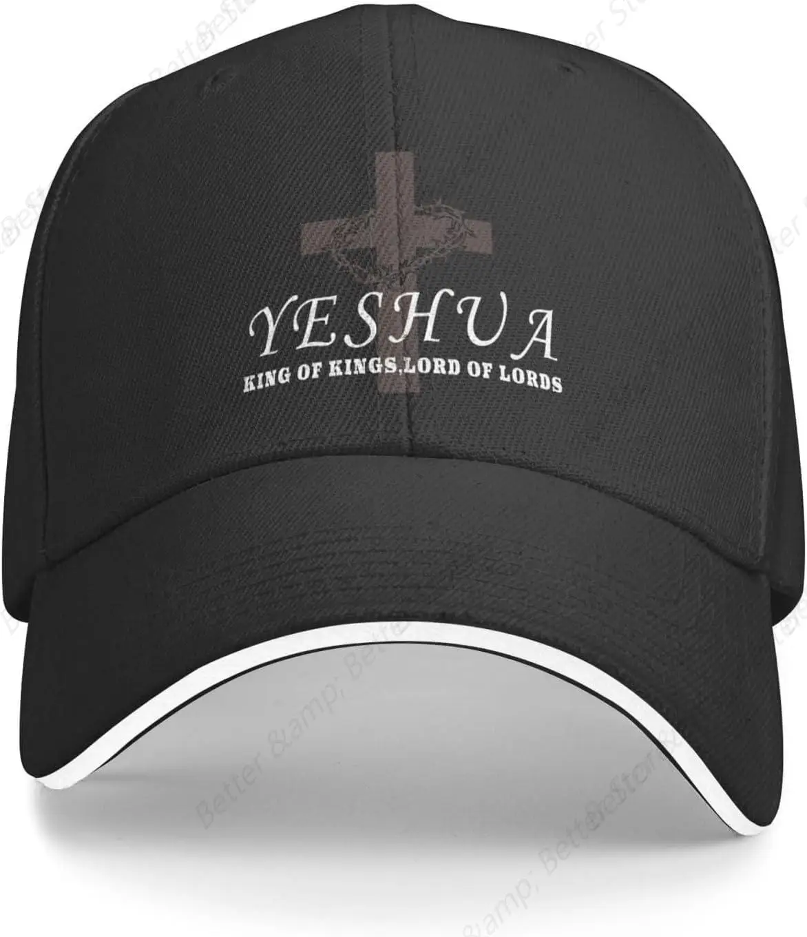 

Yeshua Jesus Christ Christian Cross Baseball Cap for Men Women Peaked Caps Sun Shade Sunprotection Hat