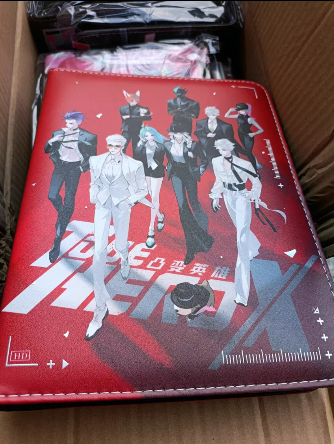 جديد أنيمي ليكون بطل X الاكريليك جمع بطاقة الموثق 1 كتيب أنيمي المنتجات الطرفية