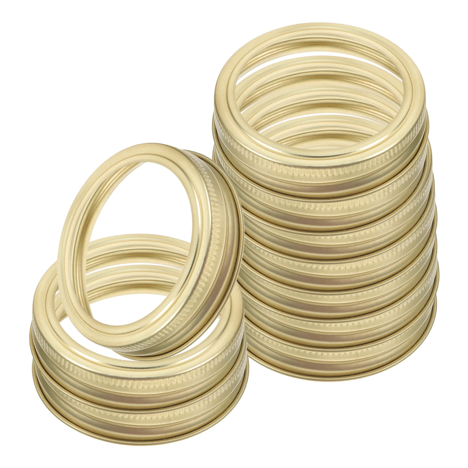 

20 Pcs Mason Jar Lid Ring Canning Rings Regular Mouth Food Gaskets Sealing Closures Supplies Tinplate Bands Seals