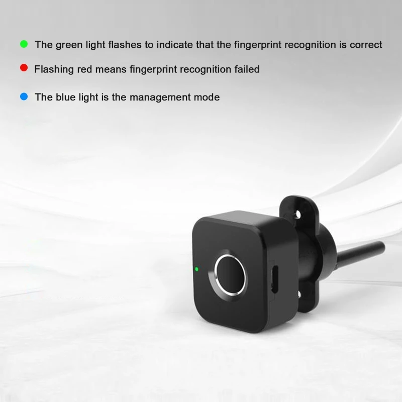 for Smart FINGERPRINT Cabinet Lock Biometric File Cabinet Lock Low Power Consump