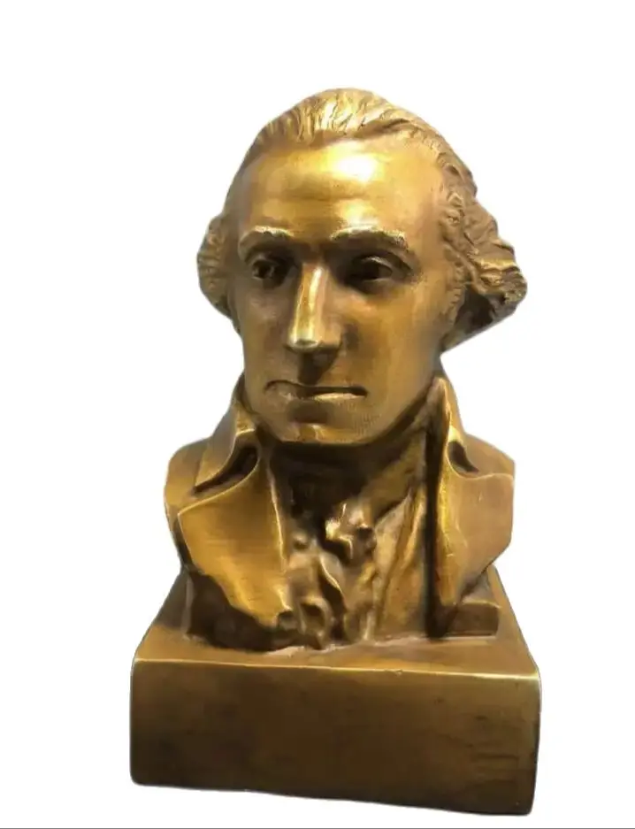 

Art Collection Bronze statue, Handmade Sculptures,World-famous Figures, "George Washington", Home and Study Decorations