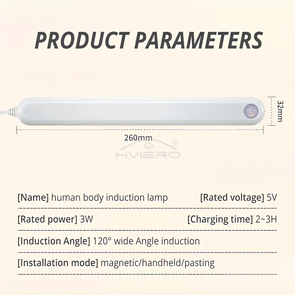 Led ナイトライト充電式 USB タッチモーションセンサー寝室の装飾ホームランプインテリアノベルティ階段デスククローゼット保護目