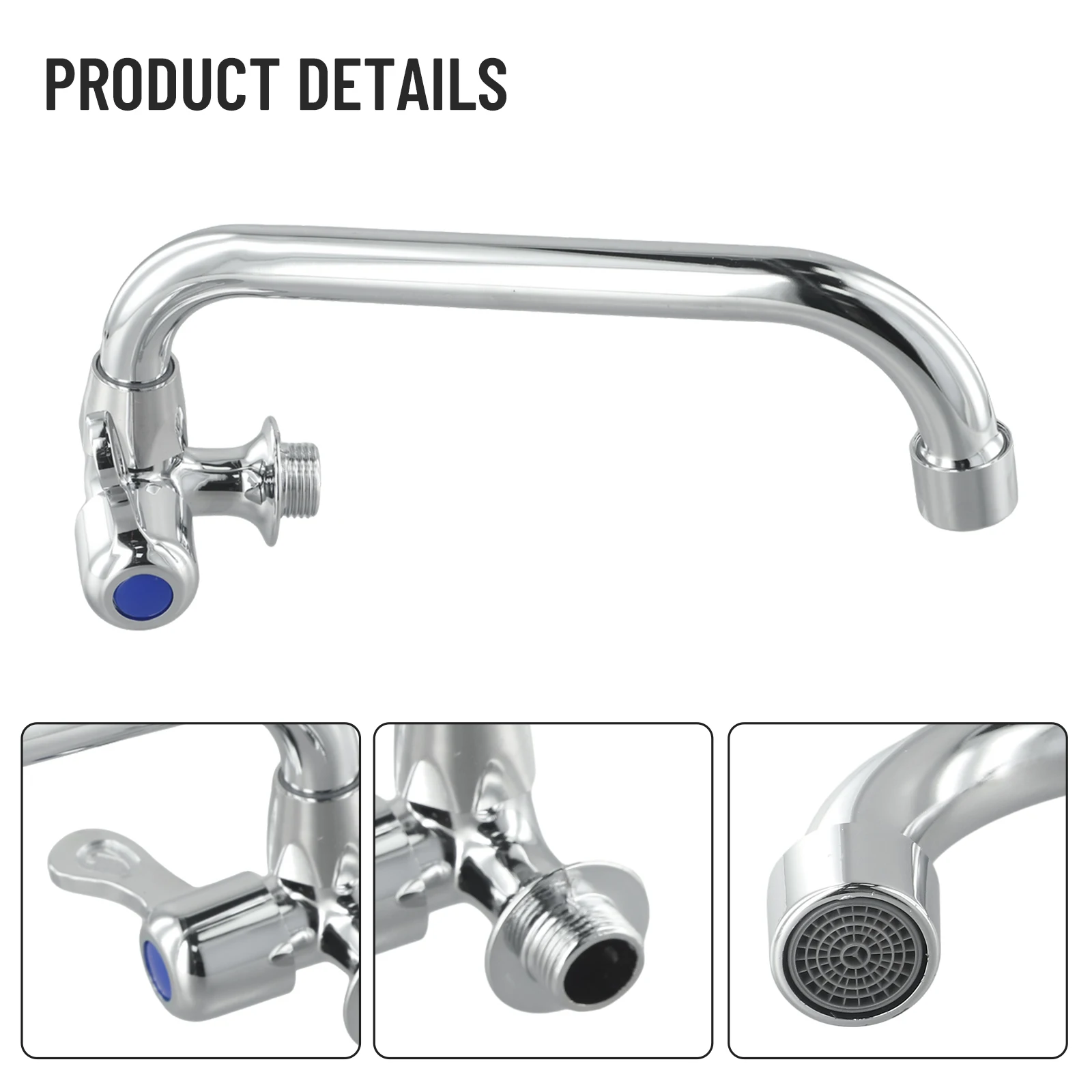 Wall Kitchen Faucet Water Purifier Brass Single Handle Hole Faucet Copper Wall-mounted Concealed Single Water Dish Basin Faucet