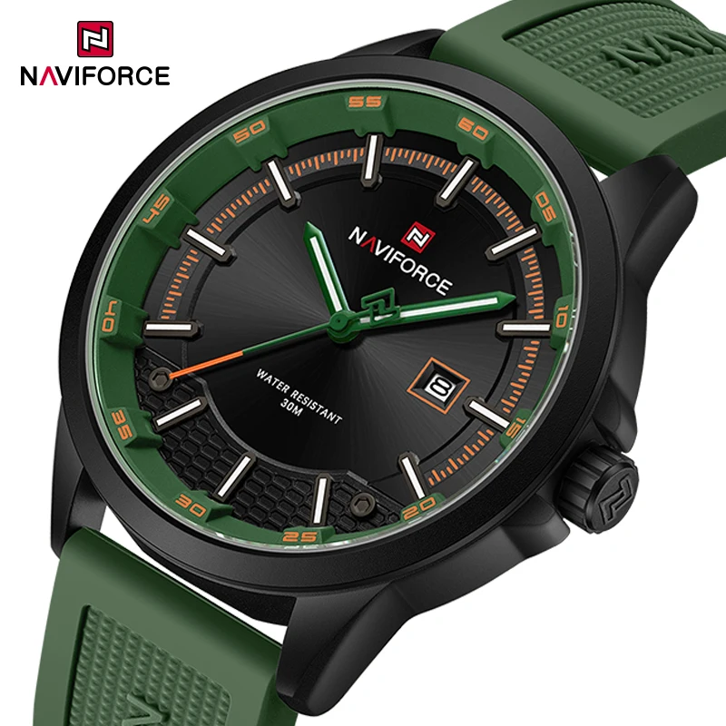 

NAVIFORCE Watches for Men Sport Waterproof Quartz Wristwatch Calendar Simple Clock With Luminous Reloj Hombre Gift for Man 2025