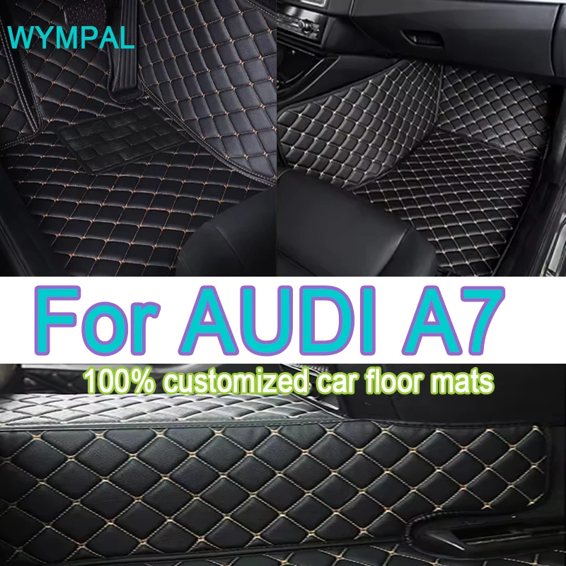 

Luxury Car floor mats for AUDI A7 2012 2013 2014 2015 2016 2017 2018 Custom auto foot Pads automobile carpet cover