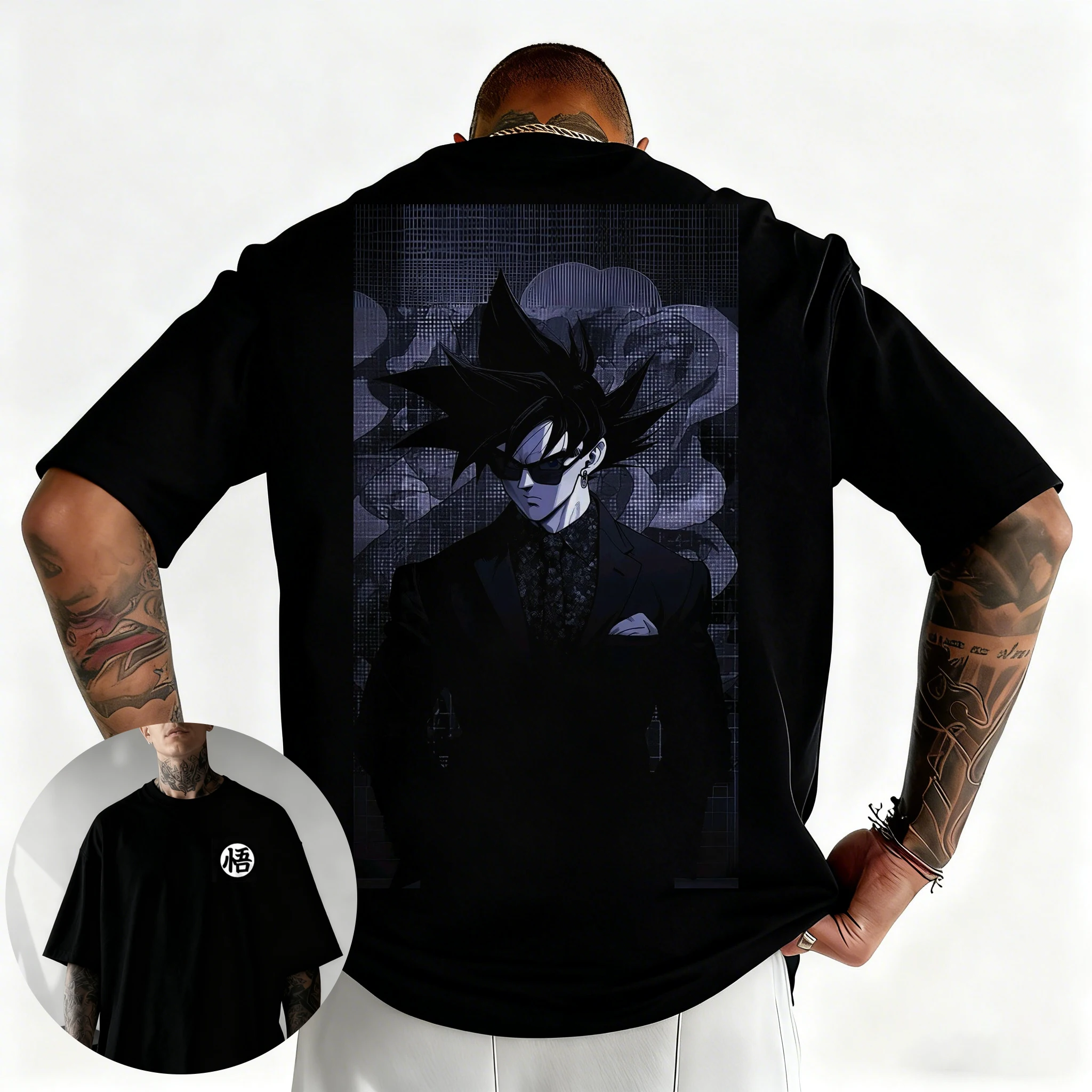 Dragon Ball Japanese Anime Printed Men's T-Shirt Majin Buu Boys Children Harajuku Short Sleeve Kids Goku T-shirt Summer Clothing view 4