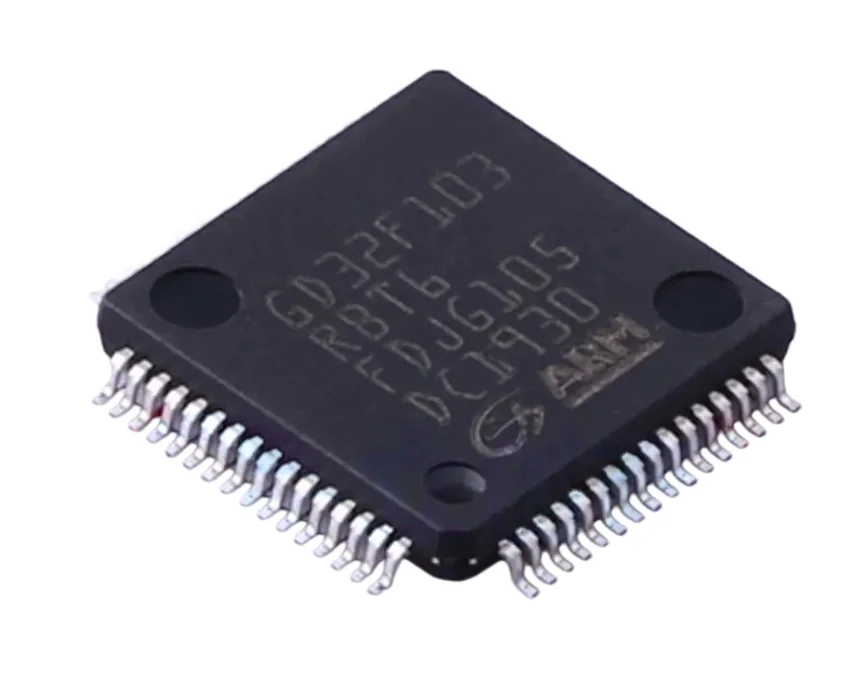 Original genuine product - Surface-mounted GD32F103RBT6 LQFP-64 32-bit microcontroller chip