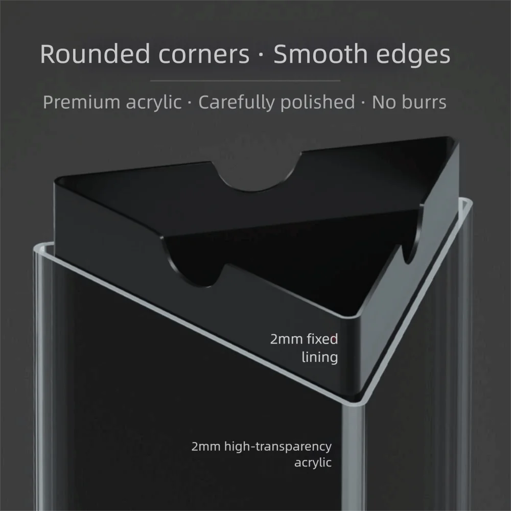 360 Degree Rotating Menu Sign Holder Three Side Reusable Menu Cover Display Stand Protective Waterproof