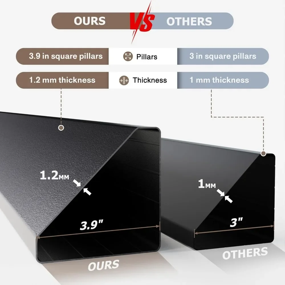 gazebo.10x10 FT أكشاك صلبة بإطار من الألومنيوم، شرفة سقف مزدوجة من الفولاذ المجلفن مع شبكات وستائر