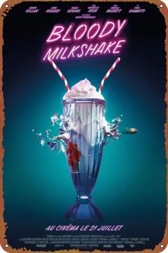 Gunpowder Milkshake (#2 of 5) 2021 Vintage Metal Tin Sign Poster Movie Poster