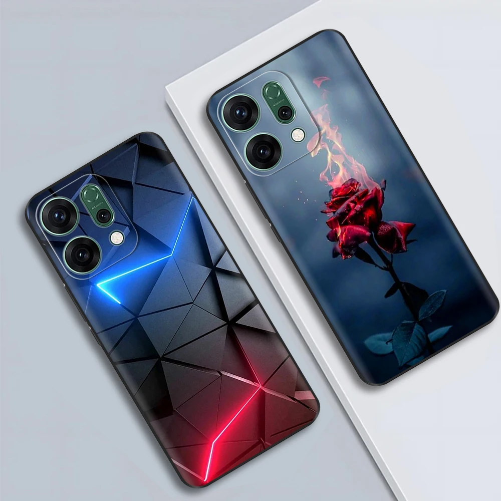جراب هاتف لهاتف OPPO Reno 14F حافظة Reno14 غطاء كارتوني ناعم من السيليكون غطاء حماية لهاتف Reno 14 Pro Reno14 F Coque Fundas
