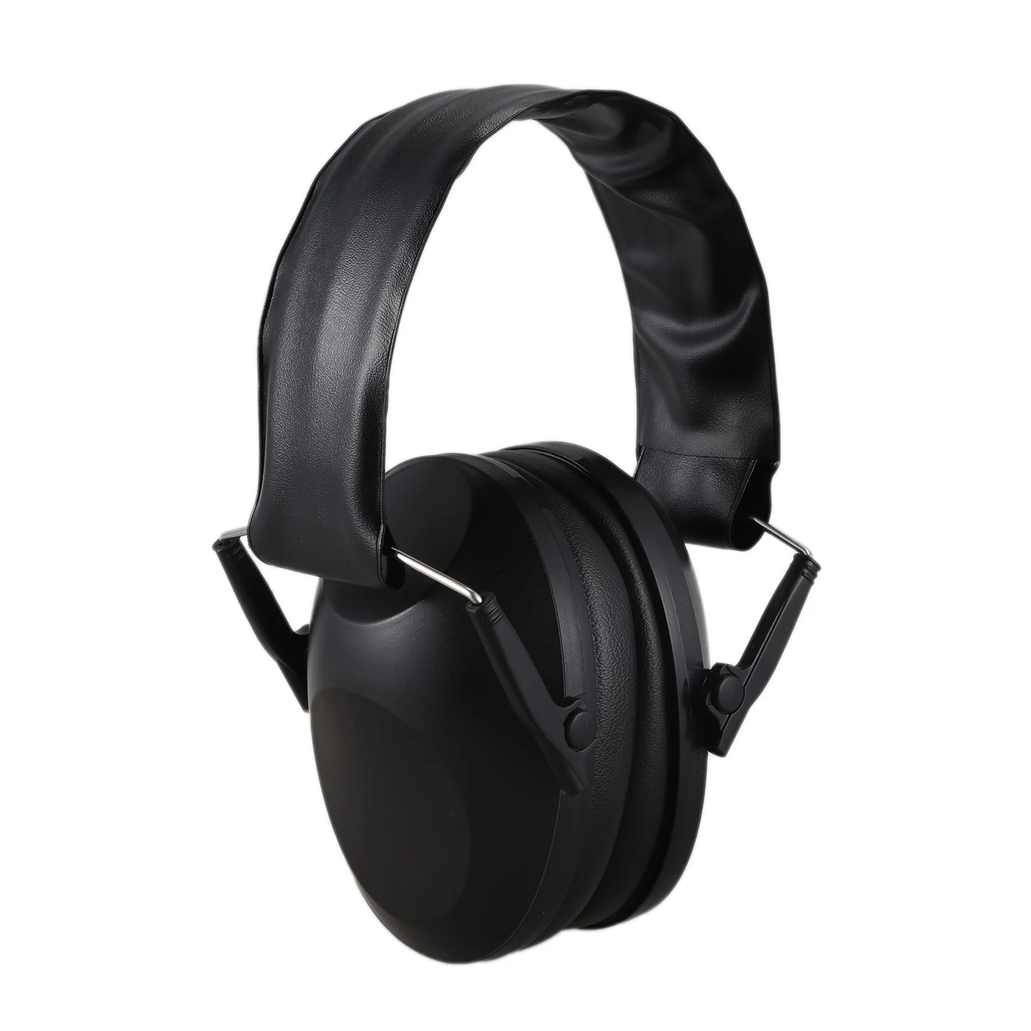 Foldable Hearing Ear Protection Hunting Sports Ear Muff Noise Cancelling Earmuff Ear Protection Ear Plugs,Black