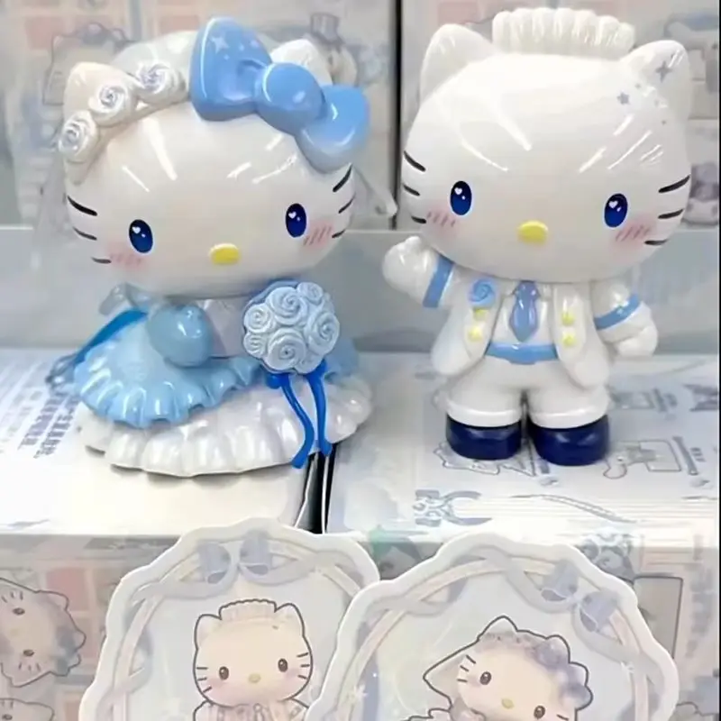 

Sanri Blind Box Romantic Wedding Series - Cute My Melody Kuromi Ornaments Valentine'S Day Proposal Gift Trendy Collectible Toys