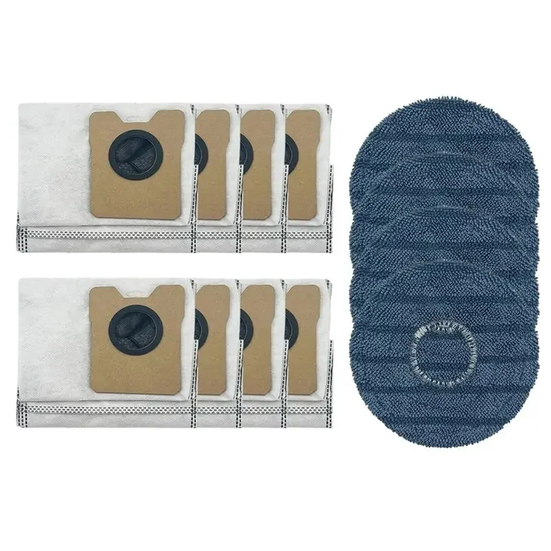 

A67Z For Eufy For Omni C20 Replacement Mop Cloth And Dust Bags Robot Vacuum Cleaner Kit Household Cleaning Appliances
