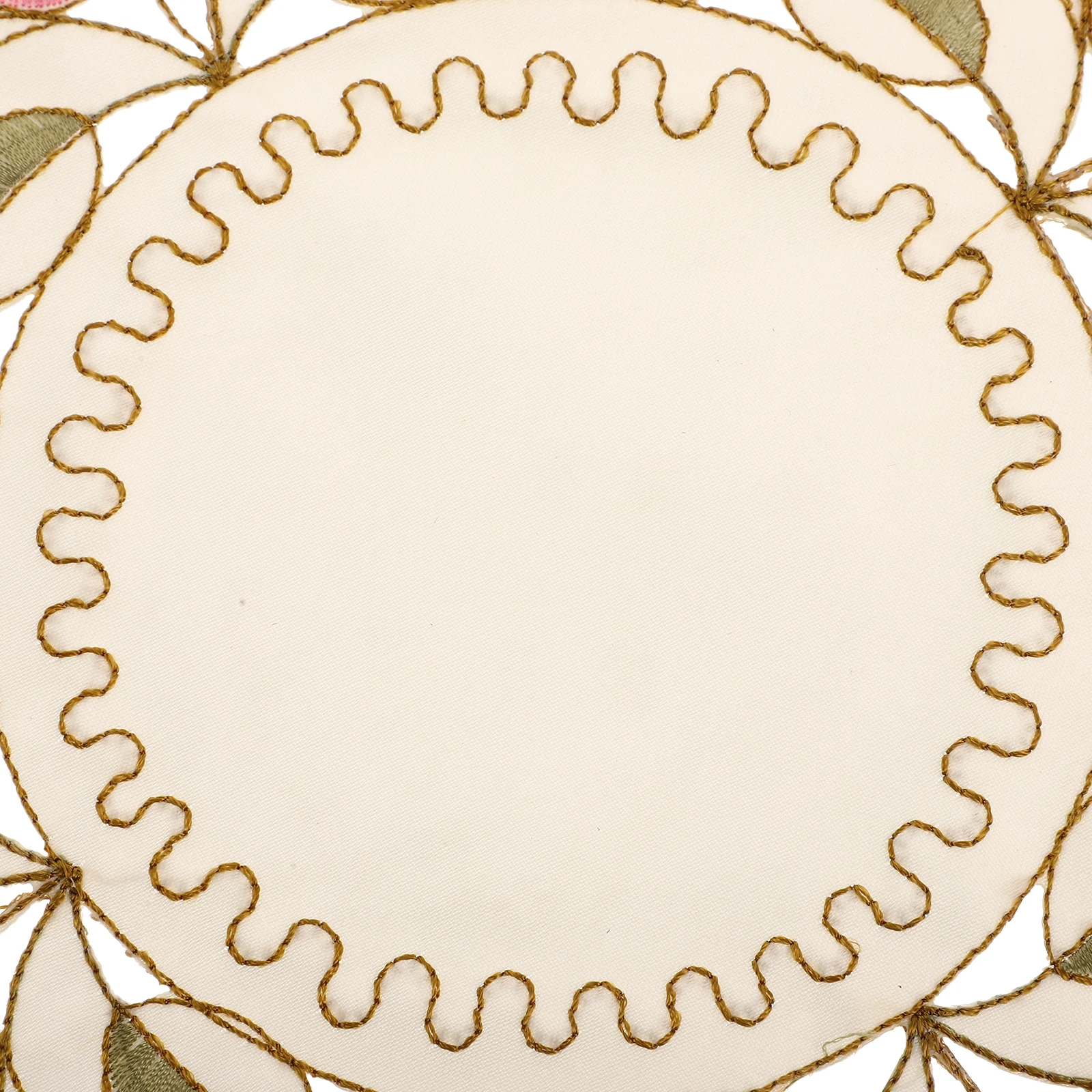 

Round Hollow Flower Heat-Resistant Placemat Dining Table Cushion Anti-Scalding Tableware Decorative Pad Place Mat