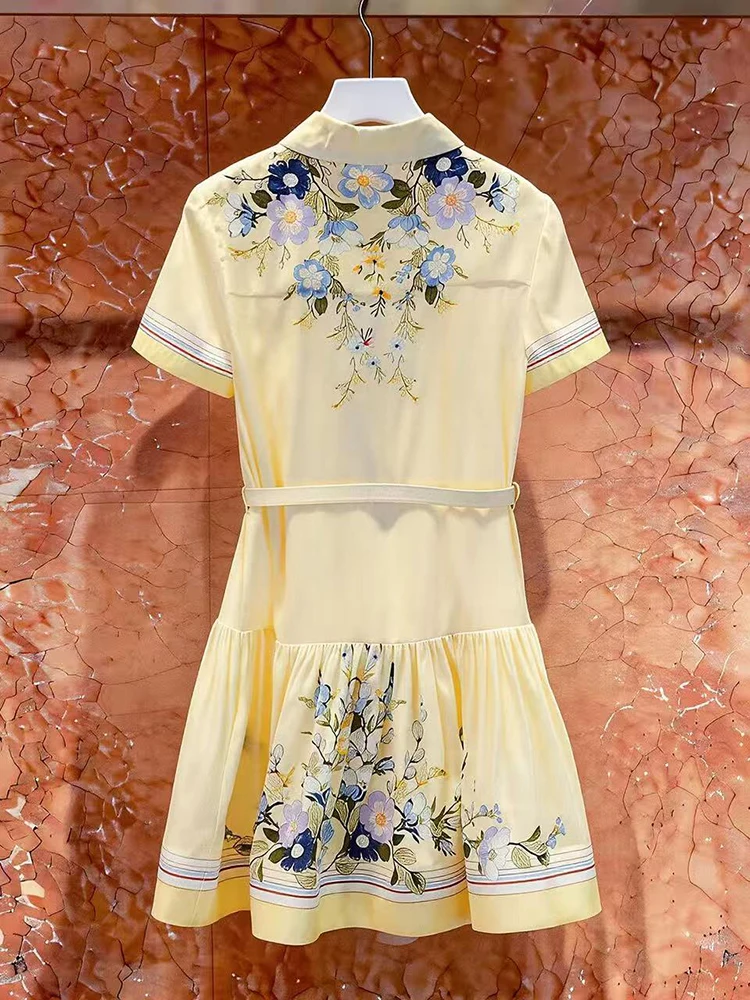 luxury quality summer dress Romantic white long summer dress
