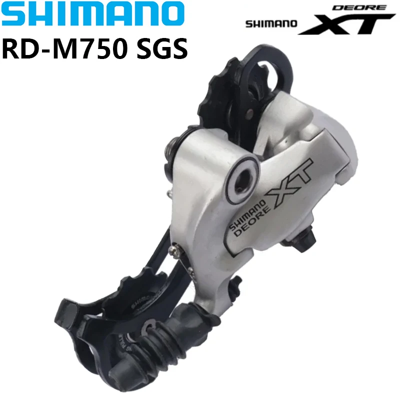 Shimano DEORE XT M750 Rear Derailleur RD-M750-SGS 9S Rear Derailleur For MTB Long Cage 34T Bike Bicycle Accessorie Bike Parts