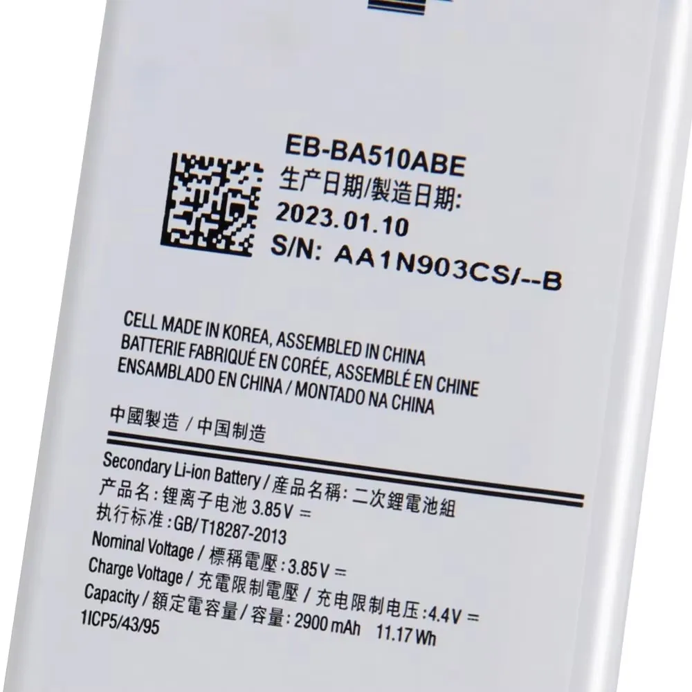 NEW Replacement Battery EB-BA510ABE For Samsung Galaxy A5 2016 Edition A510 A510F A5100 A510M A510M/DS 2900mAh