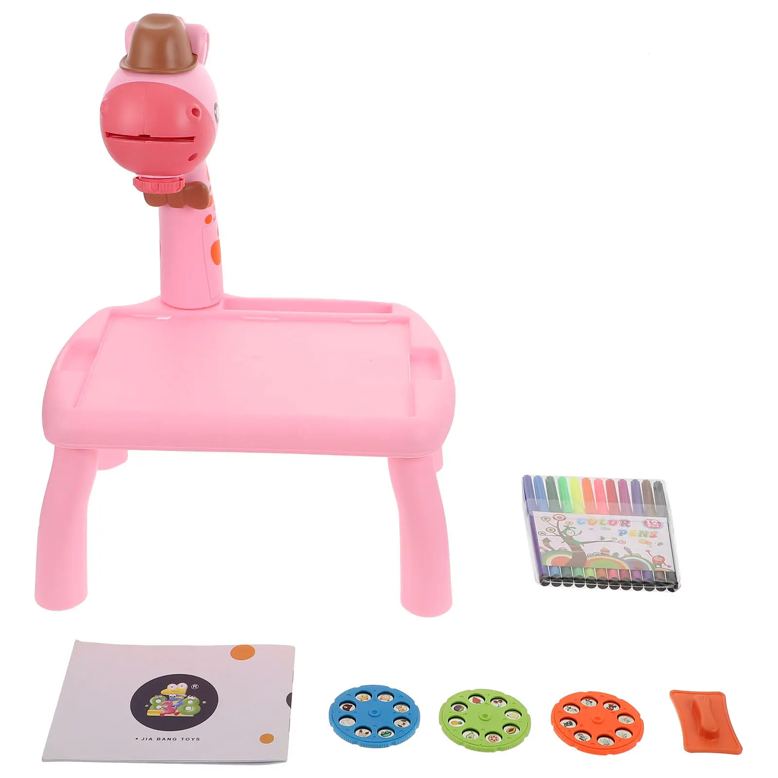 planche-a-dessin-a-projection-a-col-long-pour-enfants-rose-compacte-creative-educative-lumineuse-pour-ecrire-et-faire-du-graffiti-1-piece