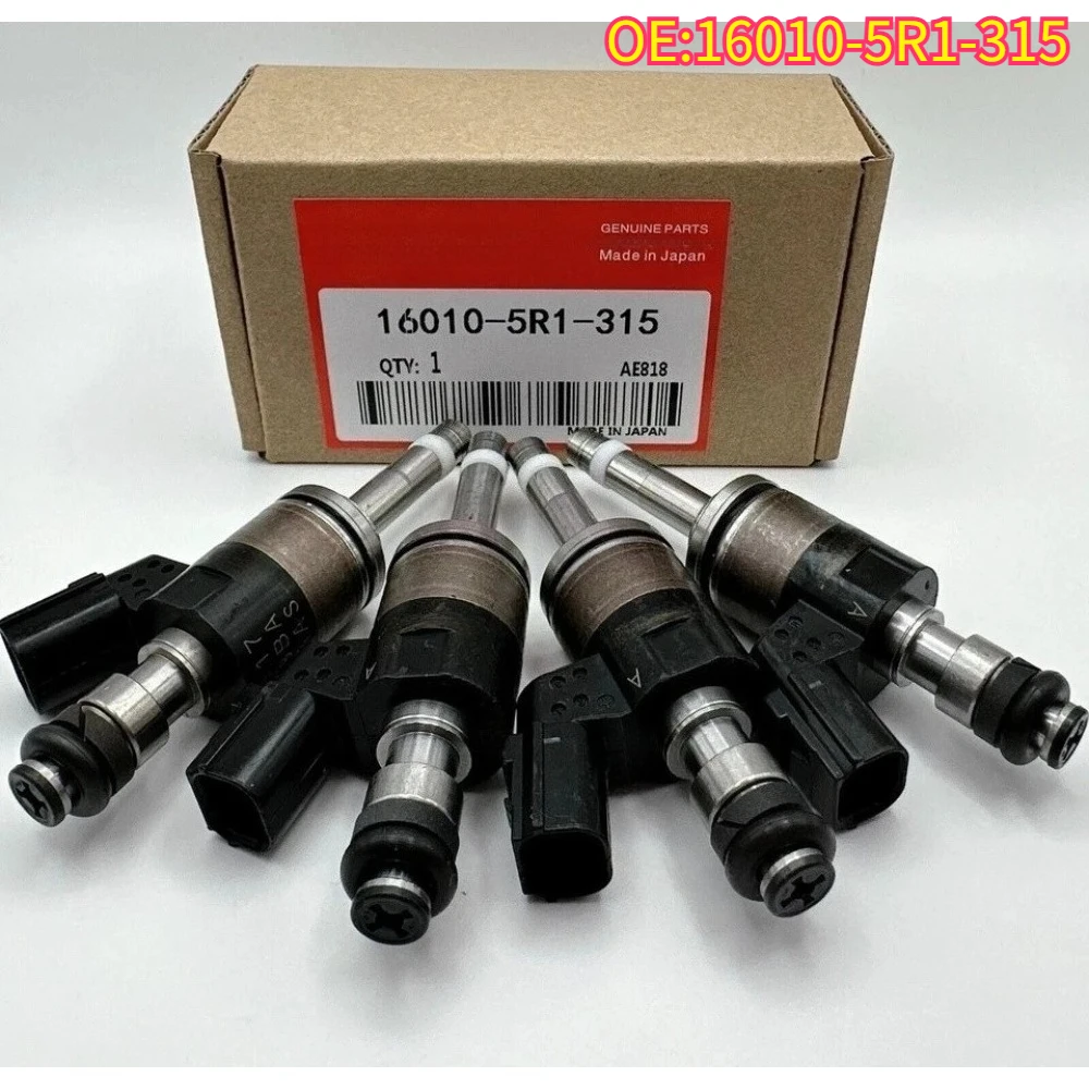 

High quality New For 1/4Pcs 16010-5R1-315 FUEL INJECTORS OEM 16010-5R1-315 FOR HONDA 15-20 FIT 13-16 VEZEL1.5L