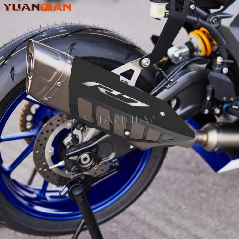Motorcycle Accessories Exhaust Muffler Protection Guard Cover For YAMAHA MT-07 MT 07 MT07 2014 - 2026 2025 2024 2023 2022 2021