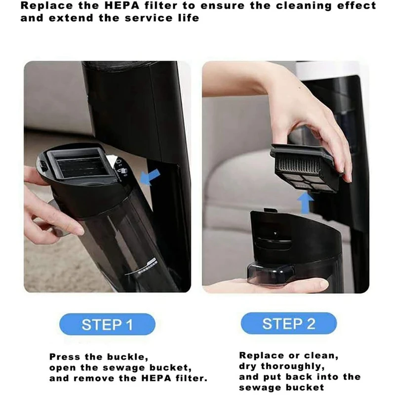 Promoção! escova do rolo do filtro de hepa para o assoalho de tineco um s3, aspirador de pó do mop 3 de ifloor para pisos molhados e secos