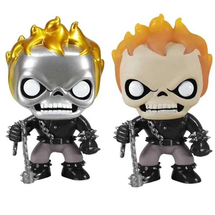 Funko POP Marvel Ghost Rider 18 #   Figuras de acción de 10cm, modelo de Pvc, colección de muñecos, juguetes para niños, regalos de Navidad y cumpleaños