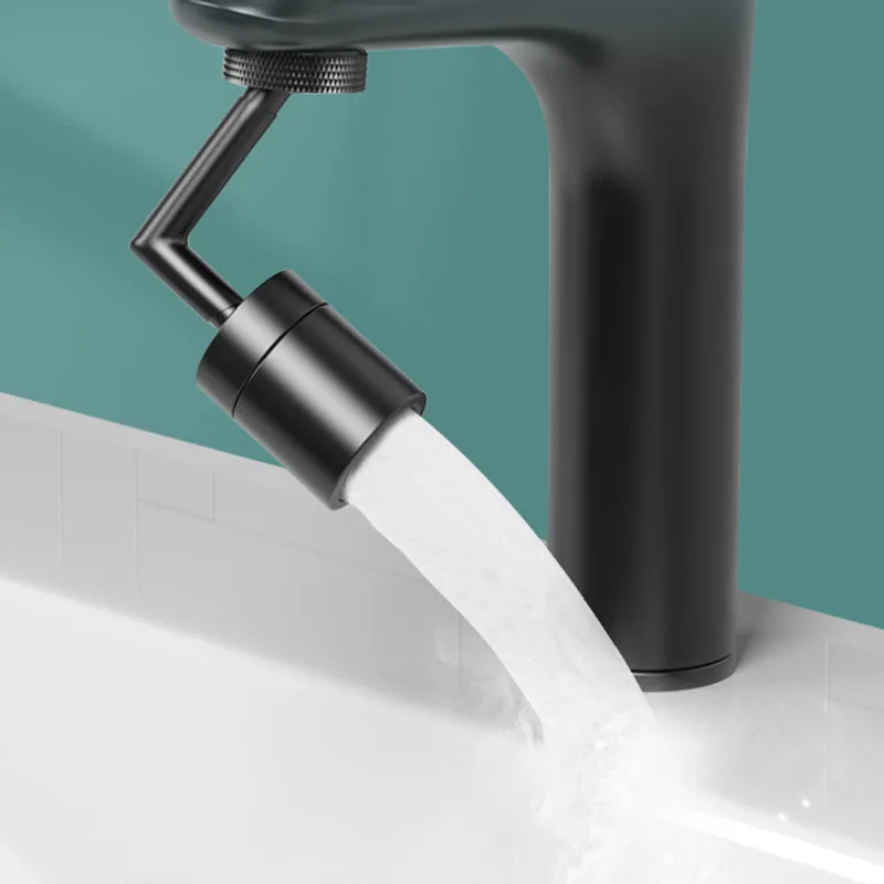 720° Universal Faucet Extender Tap Rotatable Water Bubbler Splash-Proof Rocker Arm Kitchen Bathroom Saving Water Sprayer Nozzle