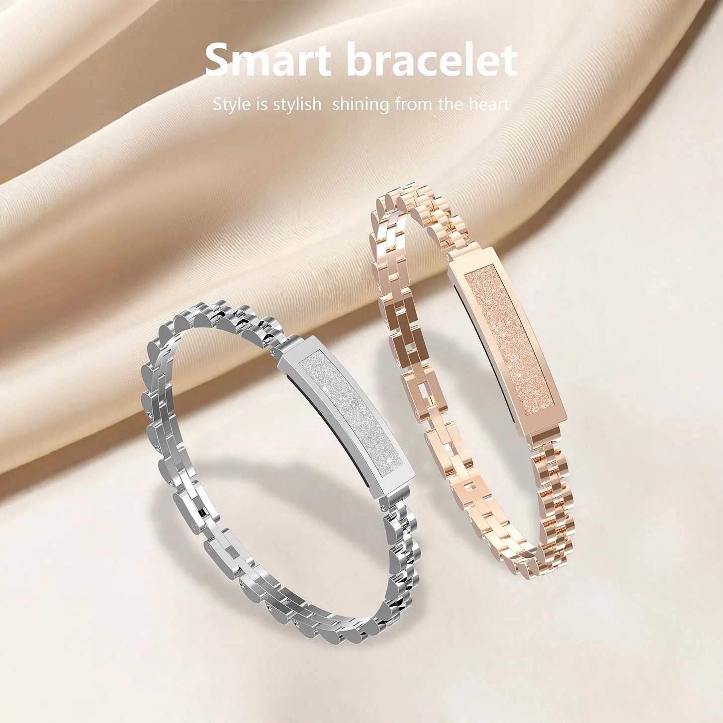 Multi-scene Smart Wristband for Women Message Alert Heart Rate Blood Oxygen Sports Sleep Tracking Tool