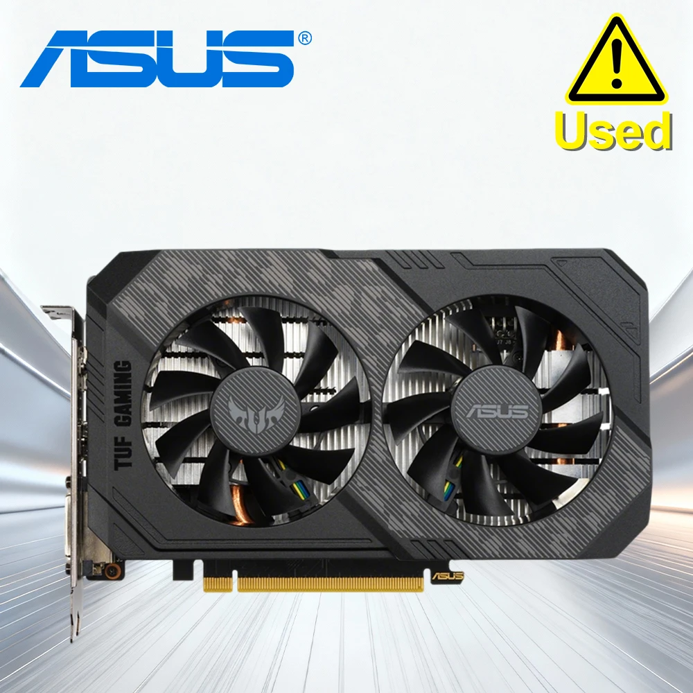 Placa Gráfica para Jogos ASUS TUF Gaming GTX 1660 SUPER Overclocked Edição de 6GB HDMI DP DVI
