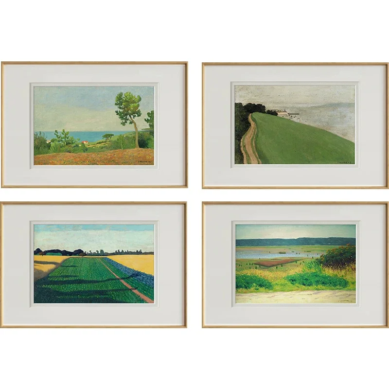 

Log wind landscape literary and artistic restaurant decorative paintings, living room hanging paintings, sofa background wall