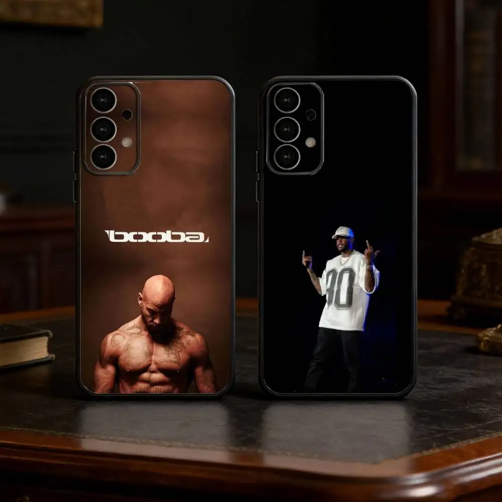 Booba singer b2o 92i Phone Case For Samsung S25,S24,S21,S22,S23,S30,Ultra,S20,Plus,Fe,Lite Black Shell