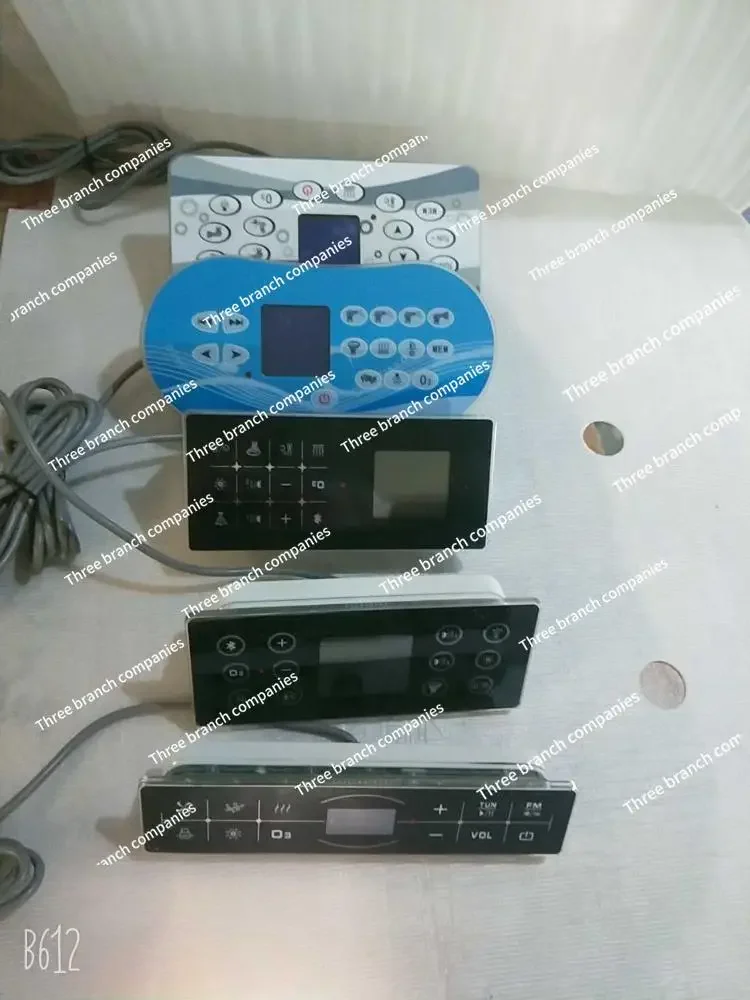 

Swimming pool control electric box touch panel screen massage surfing cycle heating constant temperature bubble lights filter