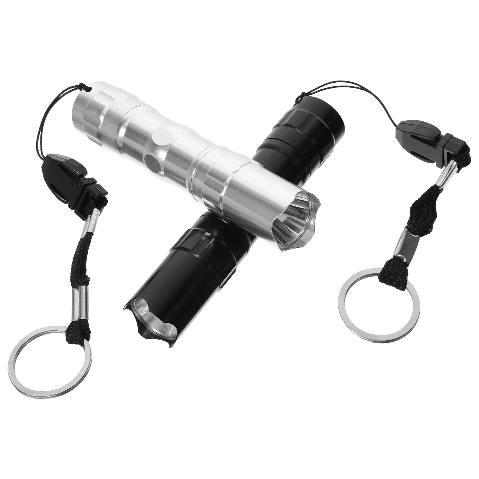 2 قطعة LED عالية الأداء الشعلة أبعد الإضاءة المسافة خفيفة الوزن مصباح يدوي للتخييم المشي لمسافات طويلة حالات الطوارئ