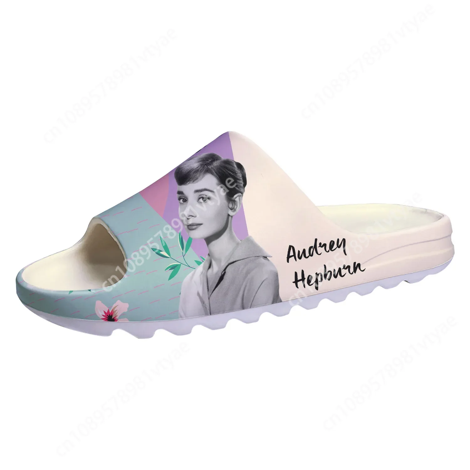 Audrey Hepburn Soft Sole Sllipers Home Clogs Customized Step On Water Shoes Mens Womens Teenager Step in Sandals