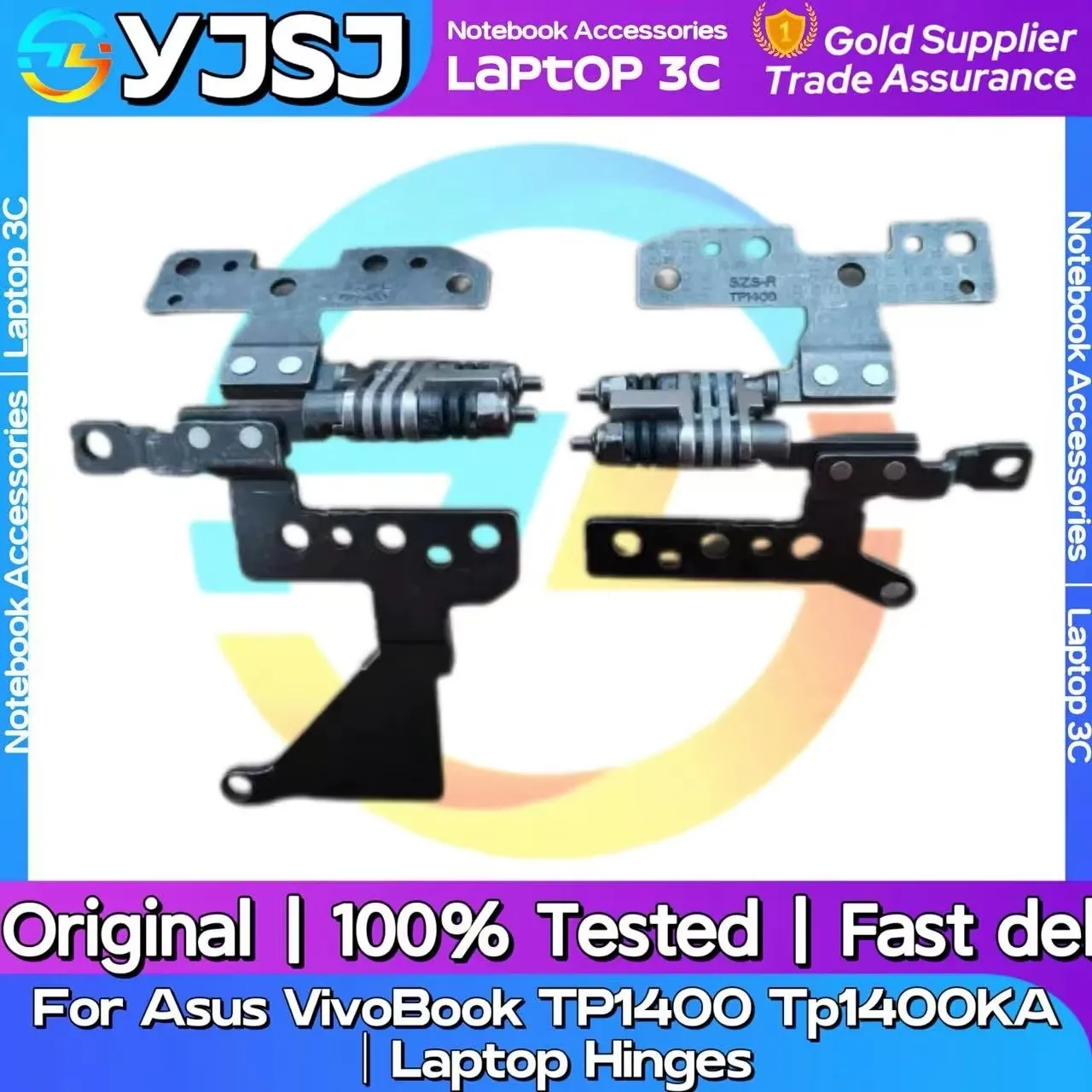 New Original Laptop Notebook Hinges For Asus VivoBook TP1400 Tp1400KA built-in left and right Hinges
