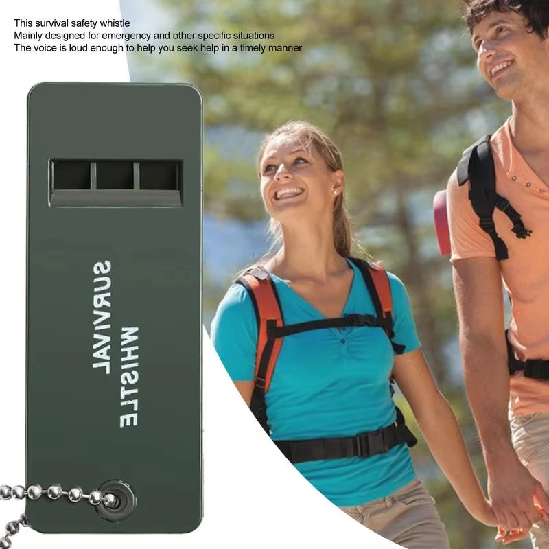 שריקת חירום חיצונית בעלת 3 תדרים בעלת דציבל גבוה לטיולים, ציד, ציוד שריקה