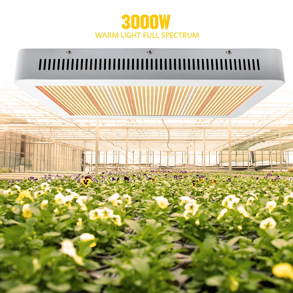 3000W Led Plant Grow Lamp 3366LEDs Grow Light IR Warm Full Spectrum Fitolamp for Indoor Greenhouse Grow Tent High Power 220V