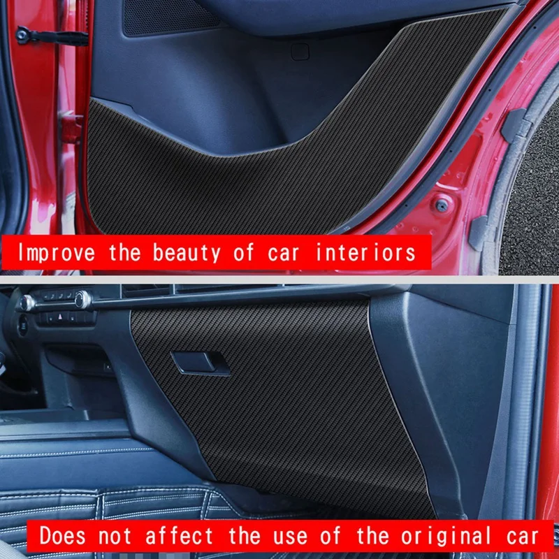 Car Leather Door Protector Pad Door Plank Anti-Kick Pad Anti-Dirty Pad Mat For Mazda CX-30 CX30 2022+ RHD