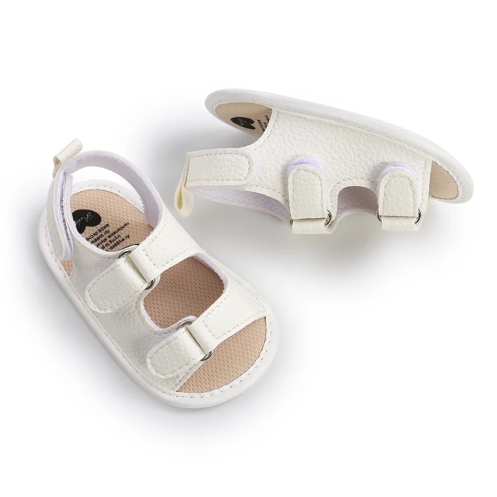 Nieuwe Baby Sandalen Baby Schoenen Baby Boy Meisje Sandalen Pu Zachte Bodem Sole Anti-Slip Baby Eerste Walker Crib schoenen Pasgeboren Mocassins