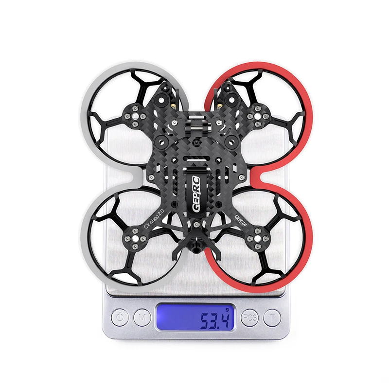 GEPRC GEP-CL20 CineLog 20 Carbon Fiber Frame Kit 2inch 100mm Wheelbase With Propeller Guard for Indoor Scene Quadcopter Drones