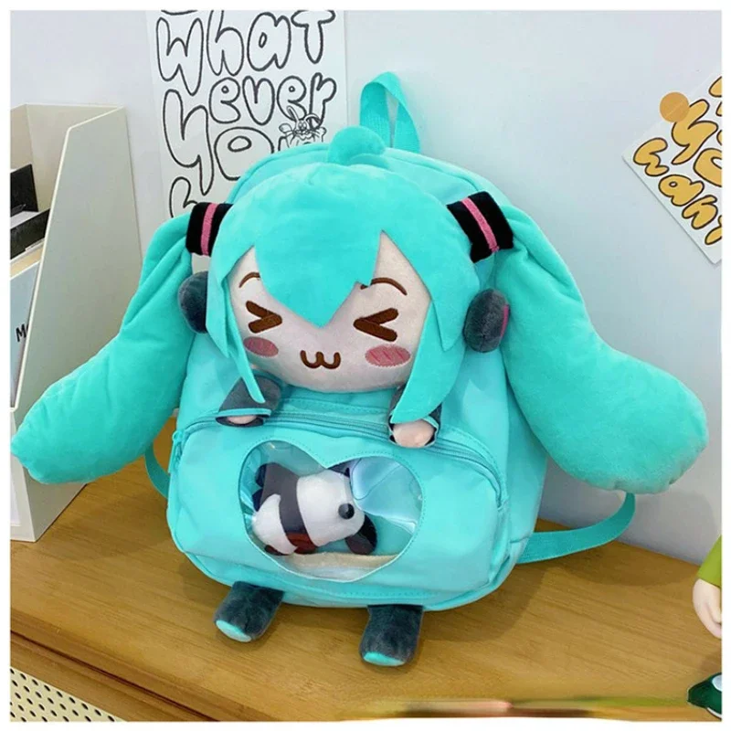 Animatiefilm Rondom Hatsune Miku Kersenbloesem Chuyin Schattige Mini Pluche Rugzak Schattige Pop Anime Tas