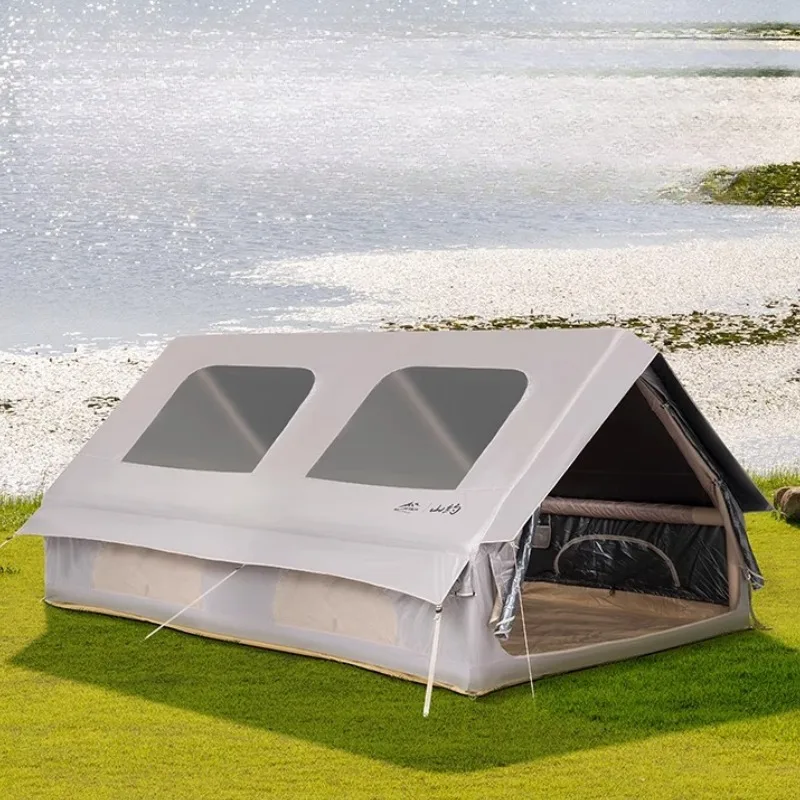 Family Camping Outdoor Automatic Tent Nature Hike Self-inflating Sun Shelter Tent Glamping Waterproof Parties Camping Hiking