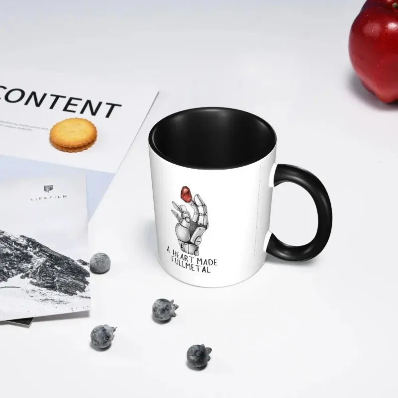 Fullmetal Alchemist Anime Mug Funny Ceramic Coffee Cups Tea Mugs Milk Cup Drinkware Gift for Woman Man 3