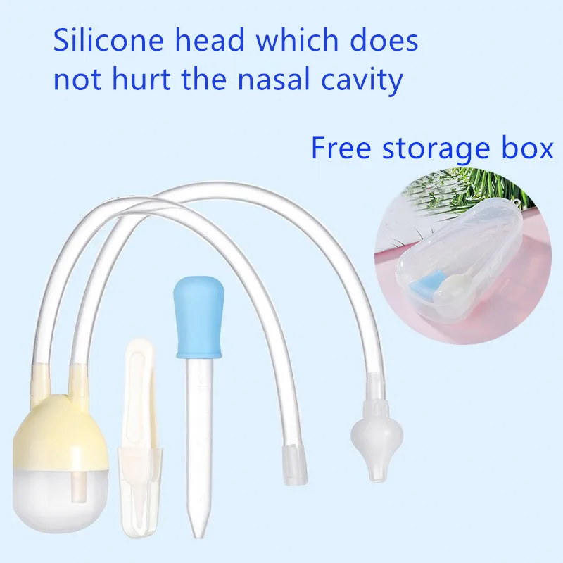 Baby Nasal Aspirator Infant Nose Cleaner Sucker Suction Catheter Tool Protection Baby Mouth Suction Aspirator Type Health Care