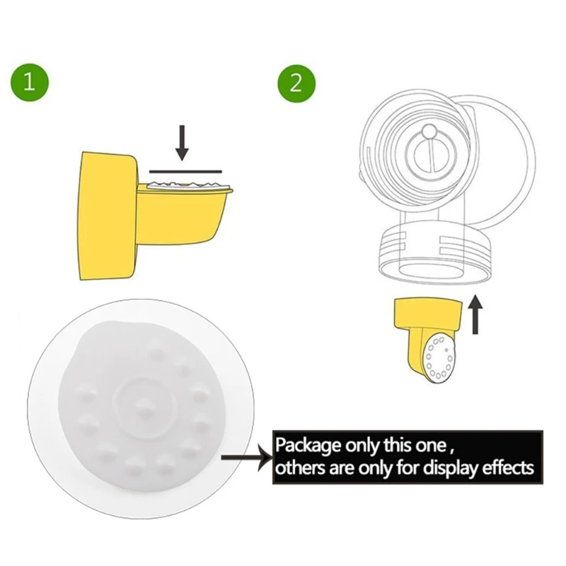 Breastpump Membrane Replacement อุปกรณ์ให้นมบุตรปั๊มอะไหล่สำหรับ Swing & Repair