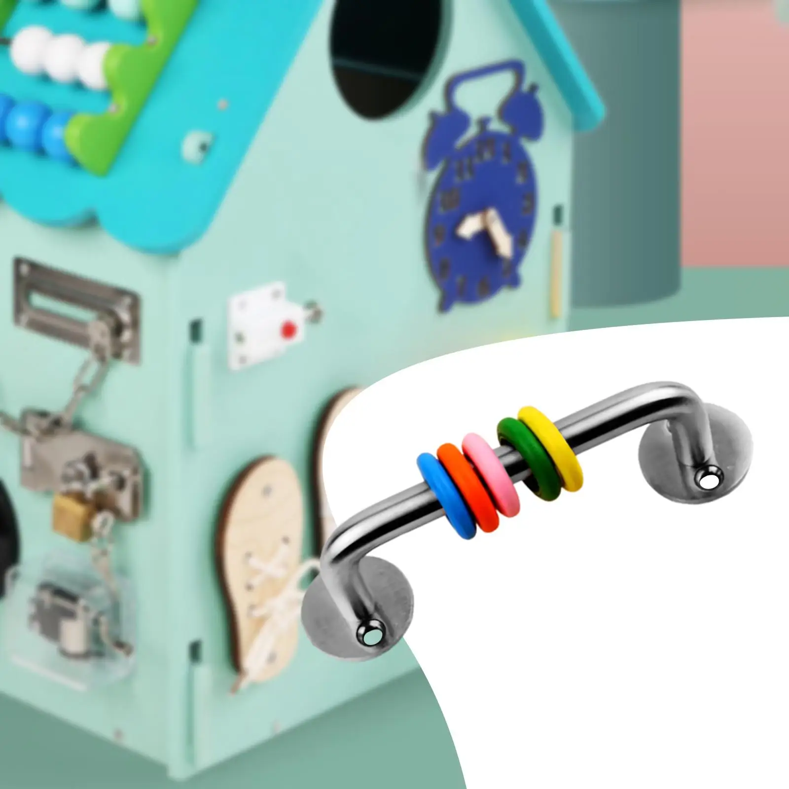 Placa ocupada peças diy aprendizagem sensorial placas ocupadas acessórios para crianças presentes