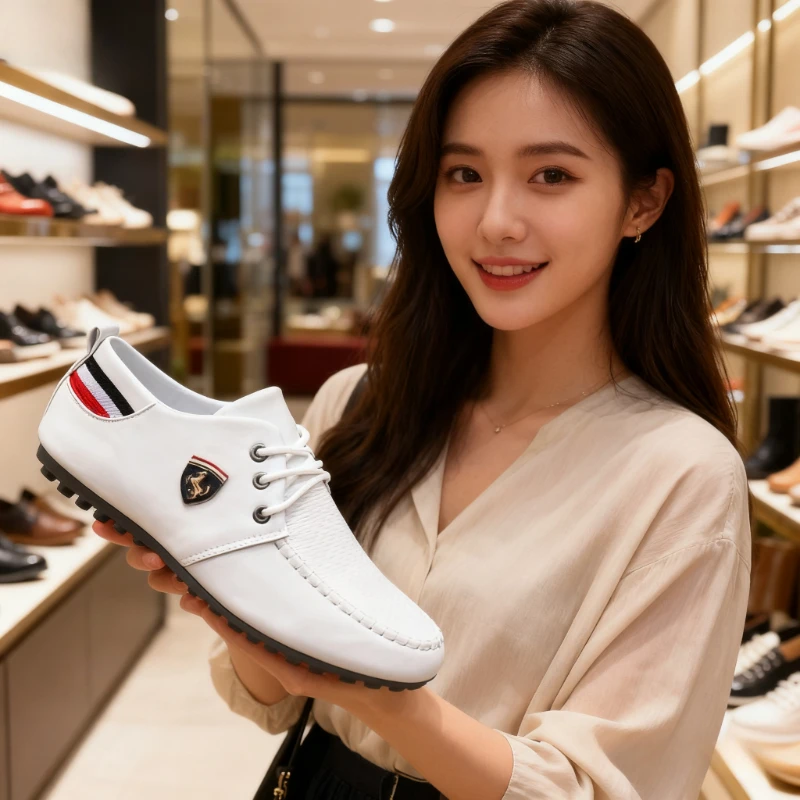 

Men's Casual Sneakers Autumn New Trendy Shoes Breathable Solid Color Shoes Non Slip Men Driving Footwear Zapatos Homme